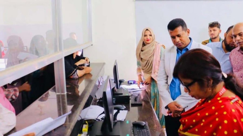 ৯ মাস পর চালু হলো আগুনে পুড়ে যাওয়া পাসপোর্ট অফিস