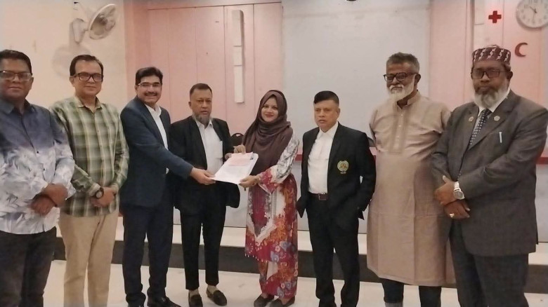 রেড ক্রিসেন্ট নির্বাচনে নবী-টিপু প্যানেলের ৭ সদস্যের তালিকা জমা